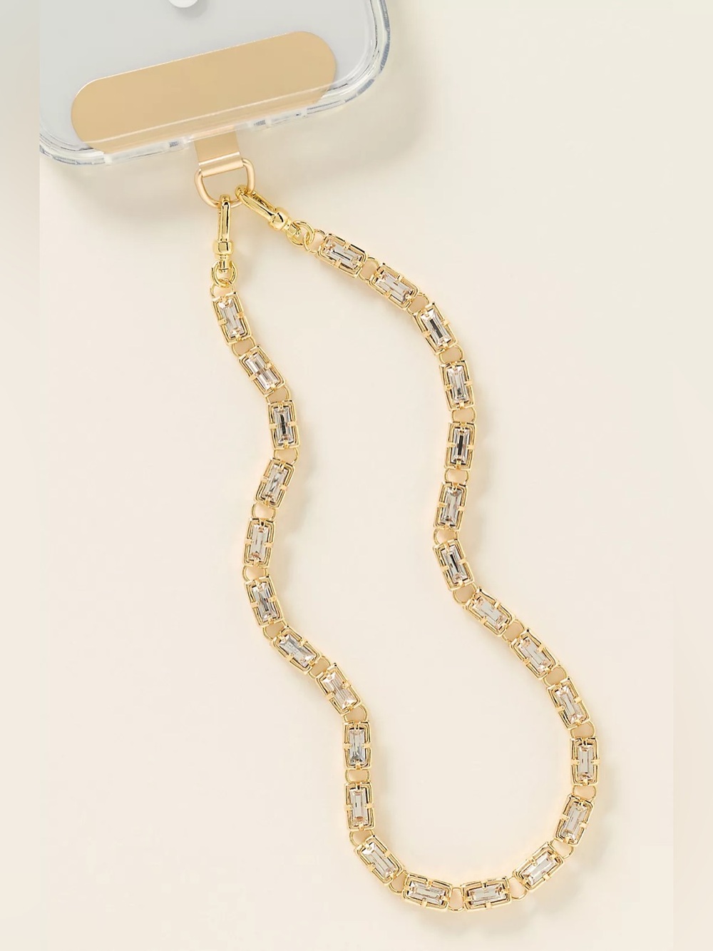 Crystal Phone Chain By Anthropologie